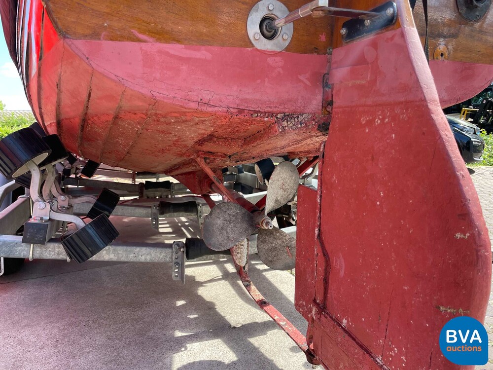 Notarboot / Autoboot Teakholz Vetus 1920.