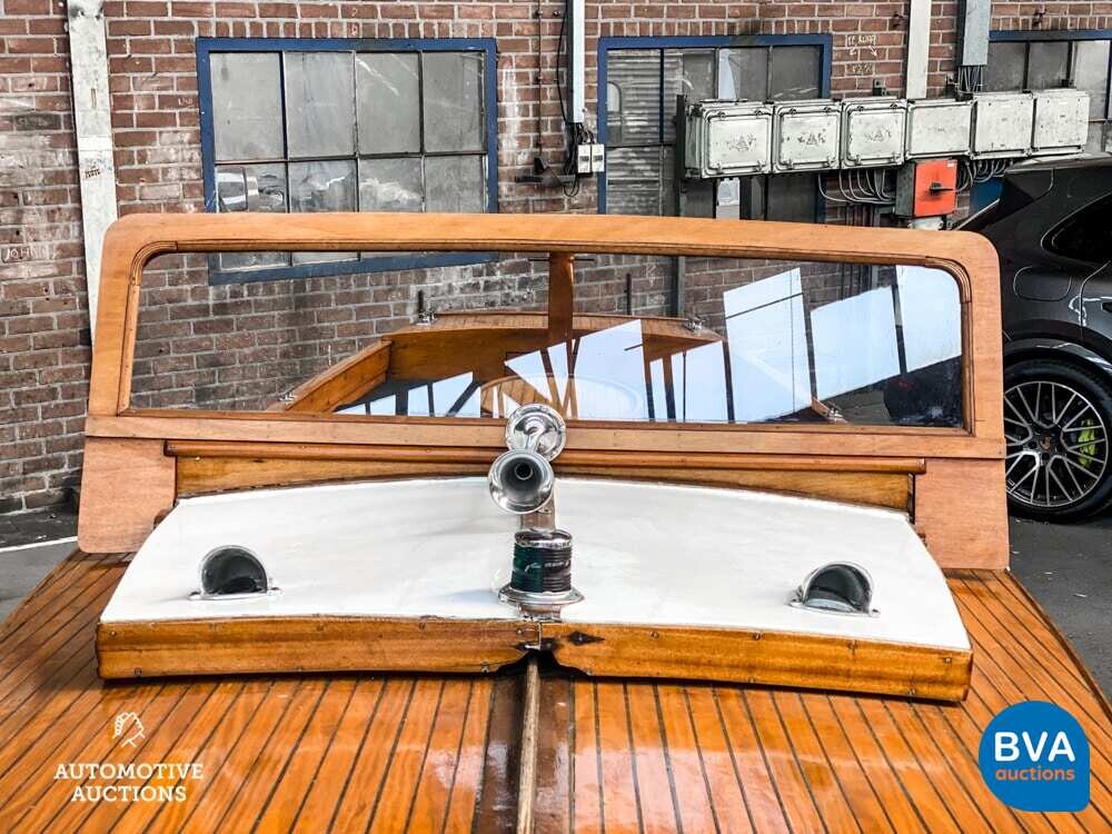 Notarboot / Autoboot Teakholz Vetus 1920.