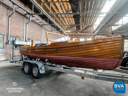 Notary boat / car boat Teak wood Vetus 1920.