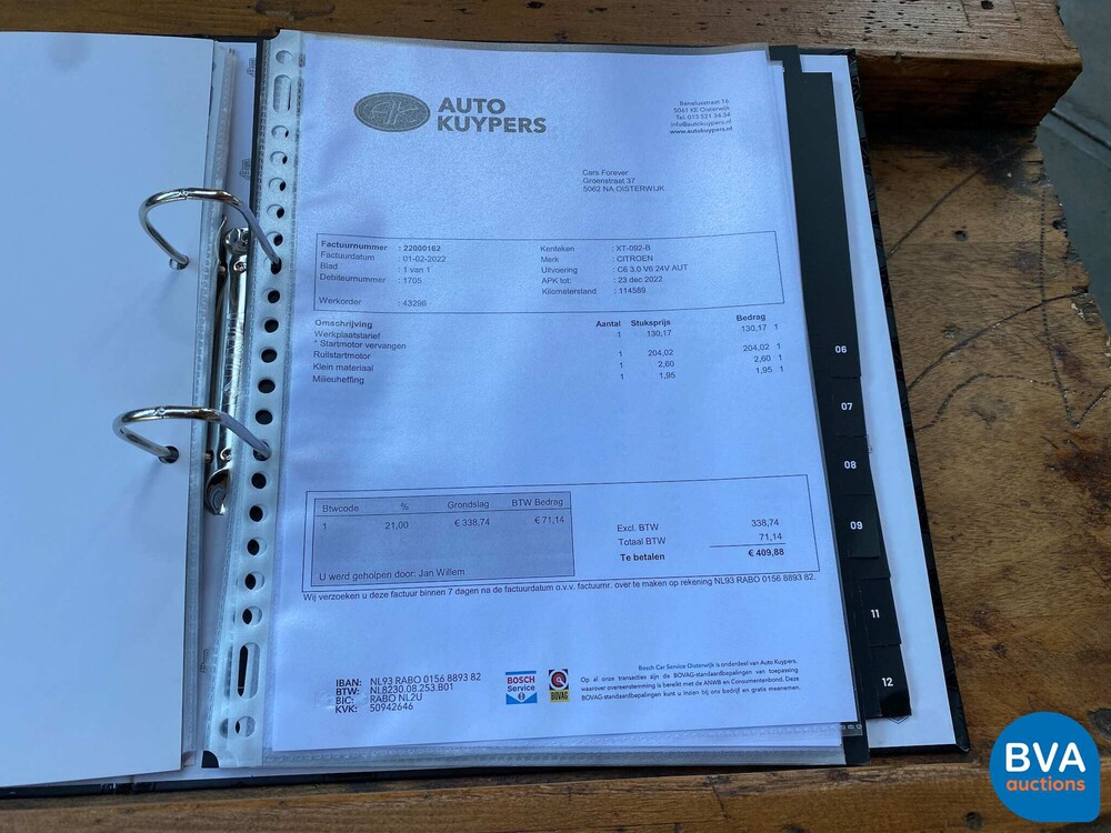 Citroën C6 3.0 V6 211 PS 2006, XT-092-B.