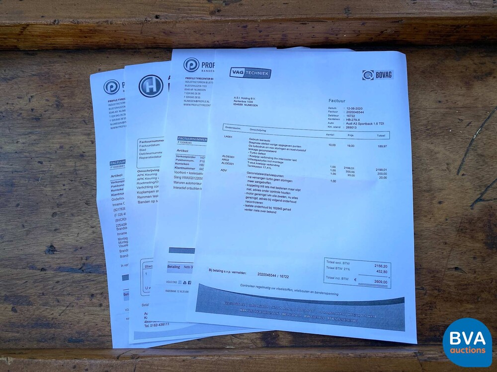 Audi A3 Sportback 1.6 TDI Ambition Sport Edition -Org.NL-2015, HB-279-X.