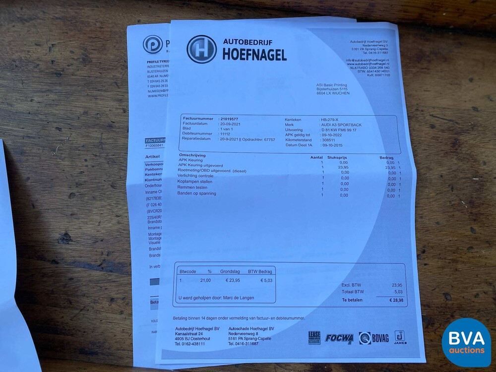 Audi A3 Sportback 1.6 TDI Ambition Sport Edition -Org.NL-2015, HB-279-X.