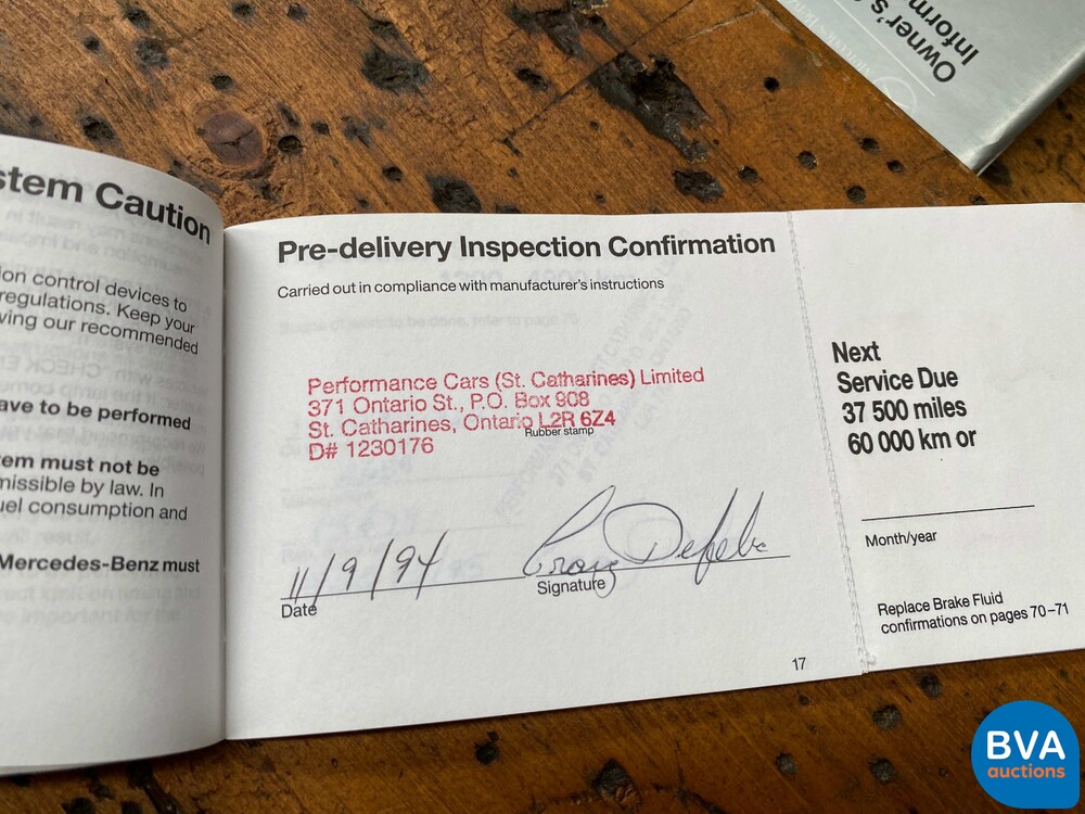 Mercedes-Benz SL600 R129 Cabriolet 400PS 1995.