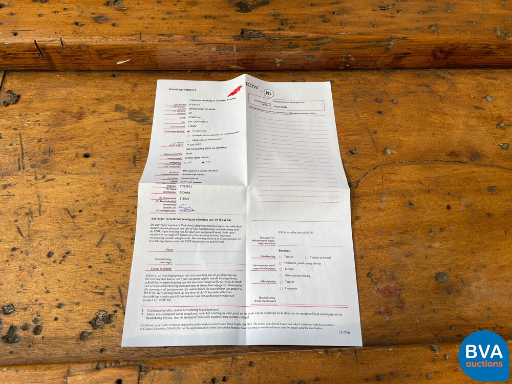 Porsche 911 Convertible 3.0 Carrera 4 370hp 2016, P-339-TP.