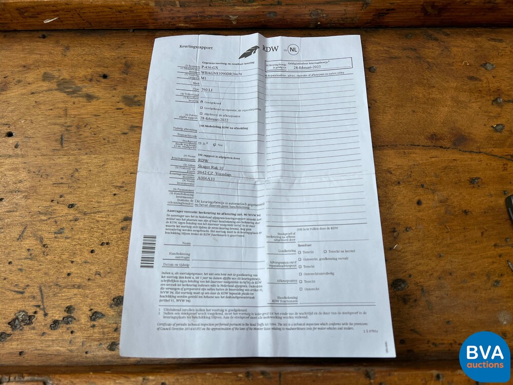 BMW 760Li E65 6.0 V12 445pk 2004 -YOUNGTIMER-, P-436-GX.