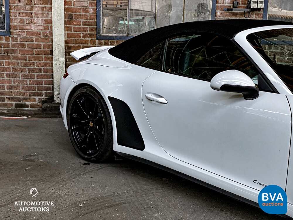 Porsche 911 Carrera 4 3.0 Cabriolet 991.2 SportChrono 370pk 2017, XF-457-L