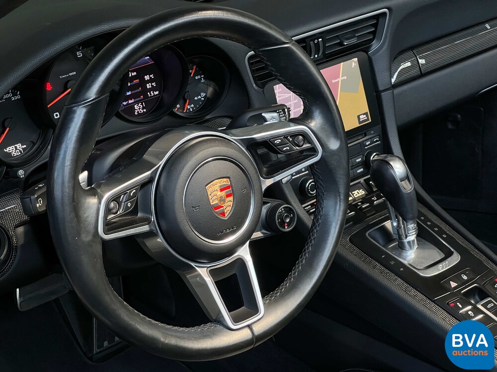Porsche 911 Carrera 4 3.0 Cabriolet 991.2 SportChrono 370pk 2017, XF-457-L