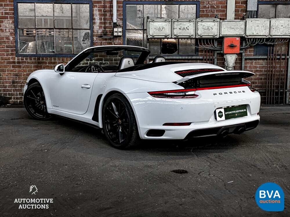 Porsche 911 Carrera 4 3.0 Cabriolet 991.2 SportChrono 370pk 2017, XF-457-L