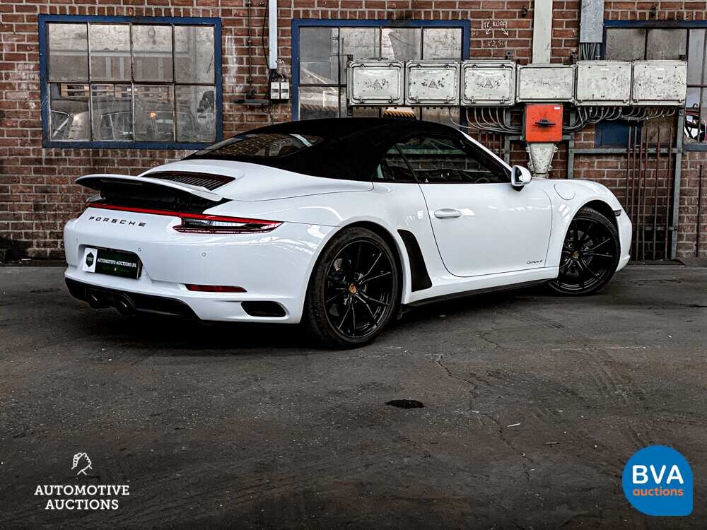 Porsche 911 Carrera 4 3.0 Cabriolet 991.2 SportChrono 370pk 2017, XF-457-L
