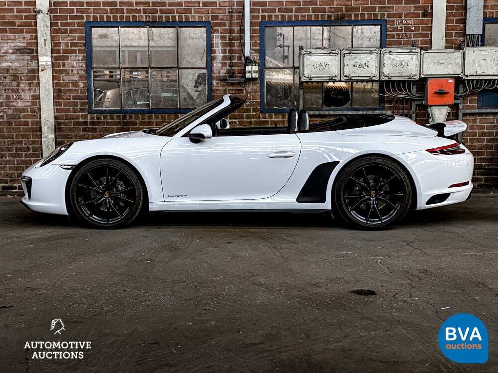 Porsche 911 Carrera 4 3.0 Cabriolet 991.2 SportChrono 370pk 2017, XF-457-L