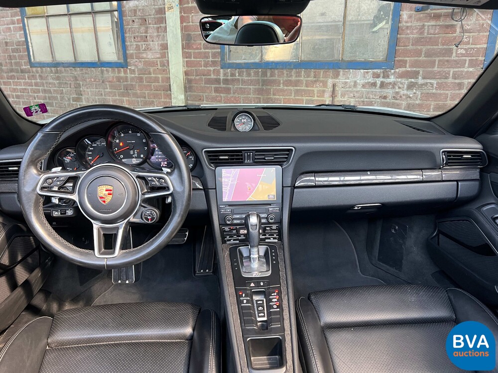 Porsche 911 Carrera 4 3.0 Cabriolet 991.2 SportChrono 370pk 2017, XF-457-L