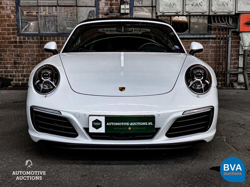 Porsche 911 Carrera 4 3.0 Cabriolet 991.2 SportChrono 370pk 2017, XF-457-L