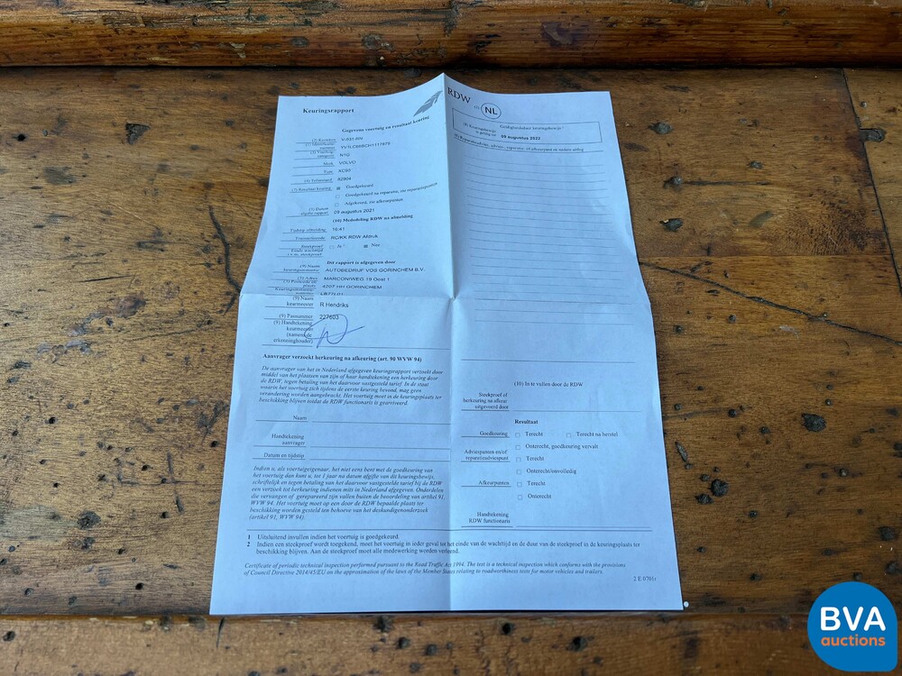 Volvo XC90 D5 AWD 235pk 2016 -GRAUE LIZENZ-, V-931-RN.