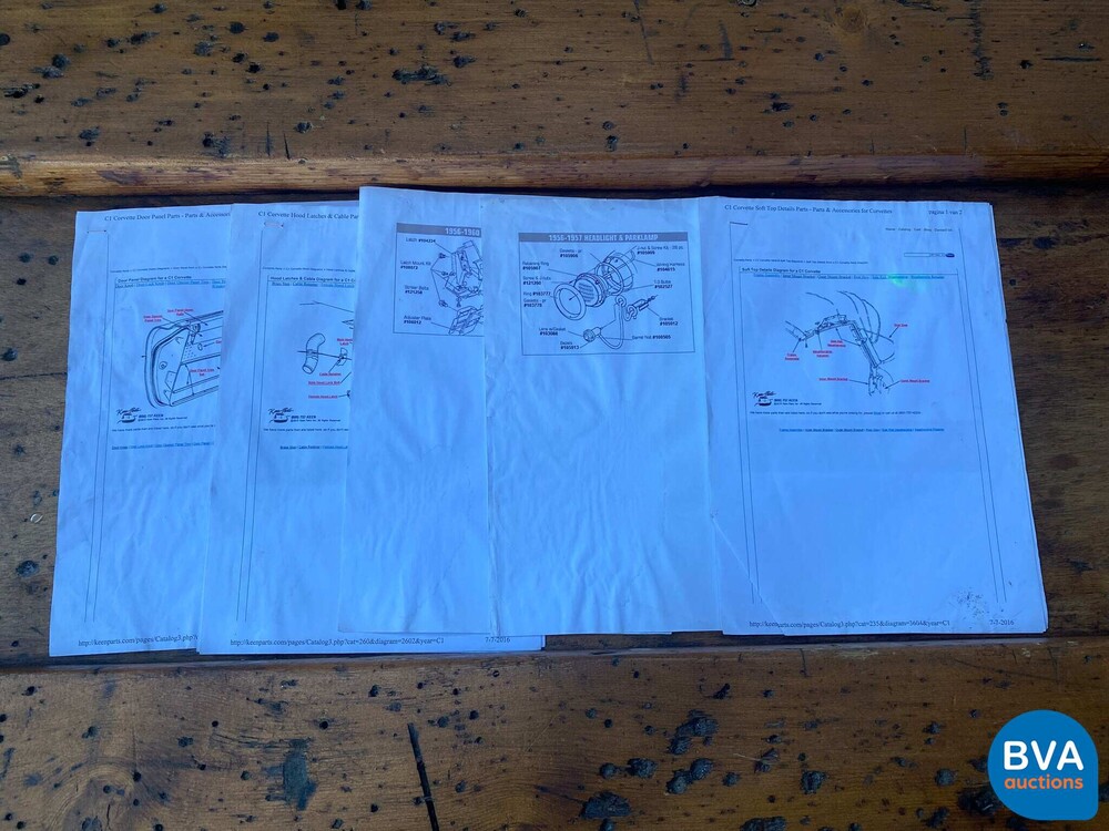 Chevrolet Corvette C1 1956, AR-85-92