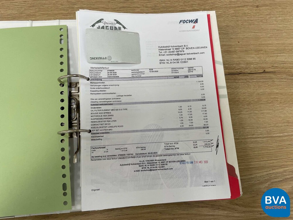 Jaguar Mark V DHC 170hp 1951, AM-72-75.