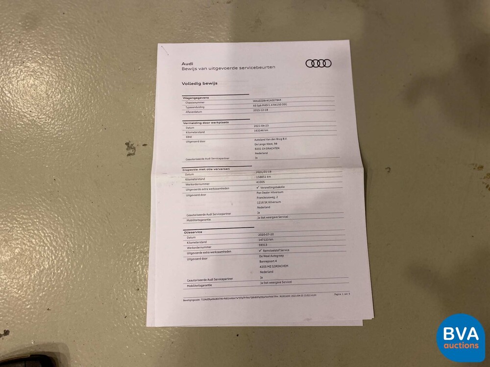 Audi A3 E-tron Sportback 1.4 PHEV Attraction Pro Line plus 204hp 2015, GZ-893-D.