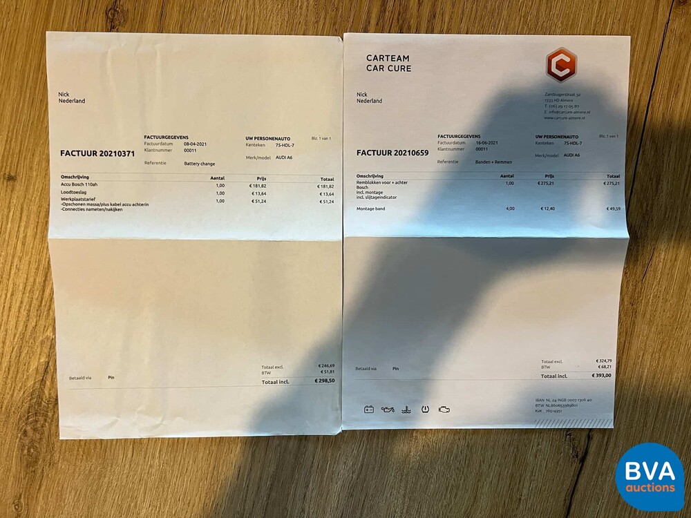 Audi A6 2.8 FSI 190hp 2009 -Org. NL-, 75-HDL-7.