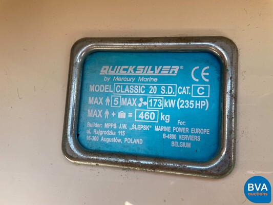 Quicksilver Classic 20 Mercruiser MPI 235pk (RIVA, BOESCH Shape) Speedboot