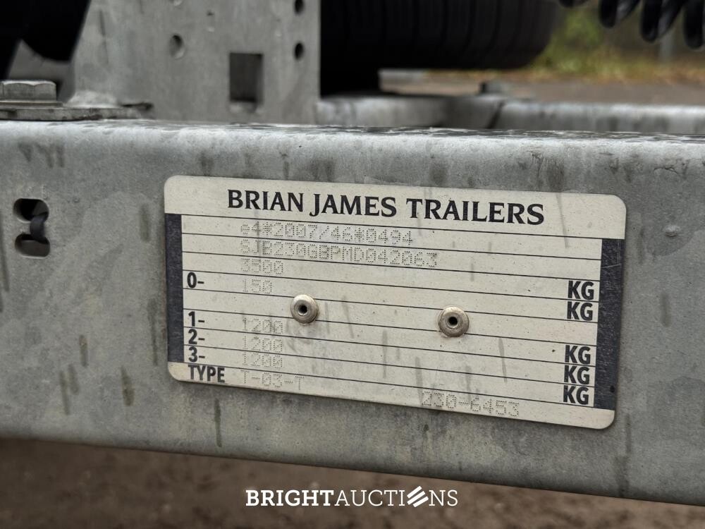 Brian James Trailers TT TRANSPORTER 2021 (Original-NL + 1st Owner), 87-WBR-3