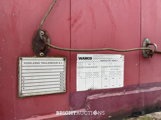 Vogelzang VAO-12-27 Semi-trailer 1999 (Original-NL), OF-16-ZL