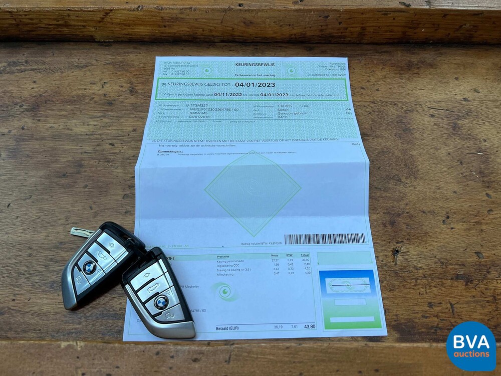 BMW M5 4.4 V8 5-Series BiTurbo F90 600hp 2018 M-Performance NEW MODEL.