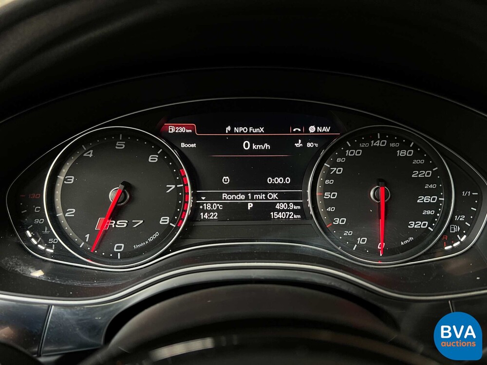 Audi RS7 Sportback 4.0 TFSI Quattro AKRAPOVIC -Org. NL-560hp 2015, 1-ZKX-84.