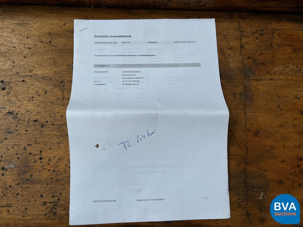 BMW M5 5er 560PS f10 M-Performance 2013 -Org. NL-, 76-ZNN-7.