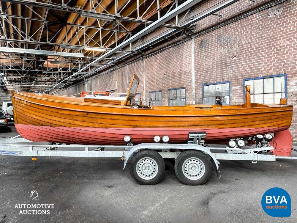 Notarboot / Autoboot Teakholz Vetus 1920.