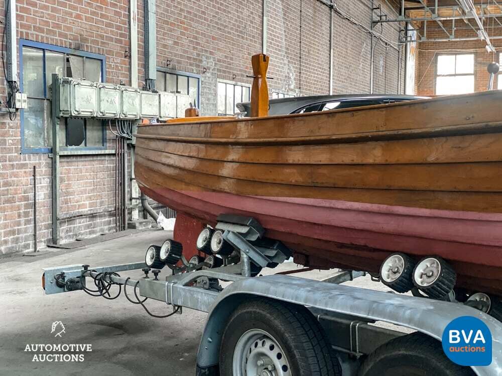 Notarboot / Autoboot Teakholz Vetus 1920.