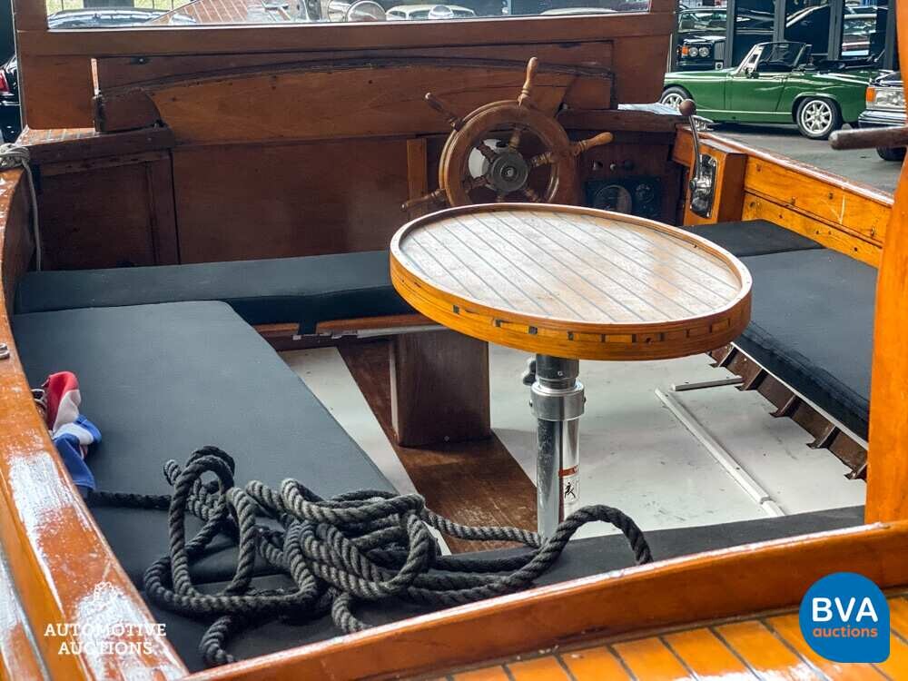 Notarboot / Autoboot Teakholz Vetus 1920.