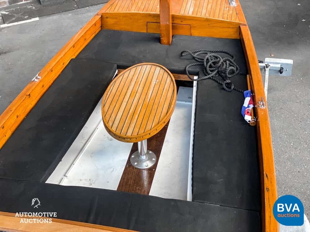 Notarboot / Autoboot Teakholz Vetus 1920.