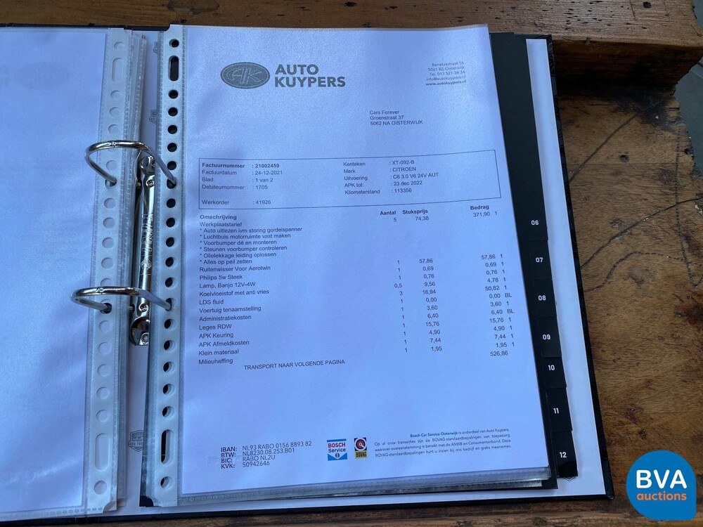 Citroen C6 3.0 V6 211hp 2006, XT-092-B.