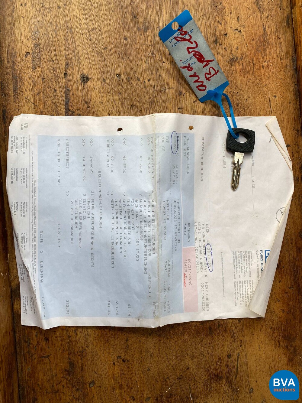 Mercedes-Benz 280 SE S-class 185hp 1981, 25-TB-ZF.