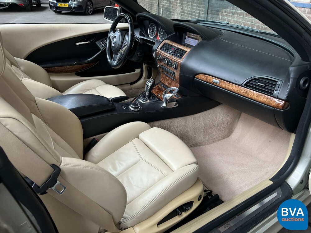 BMW 650i Cabriolet High Executive E64 4.8 SMG 367 PS 6er Serie 2008.