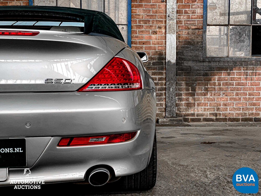 BMW 650i Cabriolet High Executive E64 4.8 SMG 367 PS 6er Serie 2008.