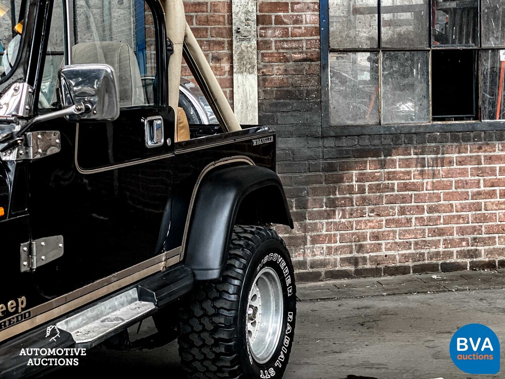 Jeep Wrangler Laredo 2.5 121pk Org. Nederlands 1989, XN-71-SY