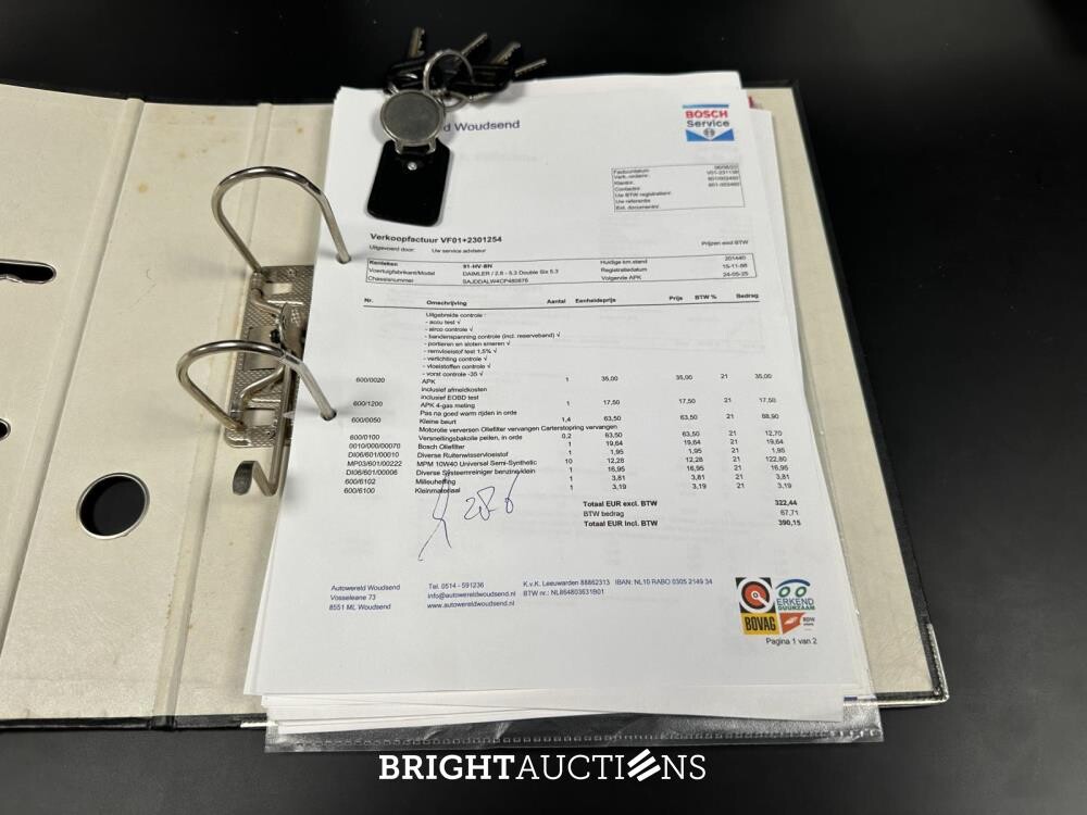 Daimler Double Six 6.0 V12 U9 318pk 1988, 91-HV-BN Youngtimer