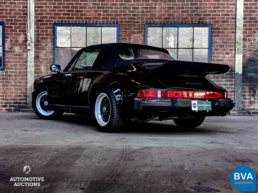Porsche 911 Cabriolet 3.2 209pk 1986
