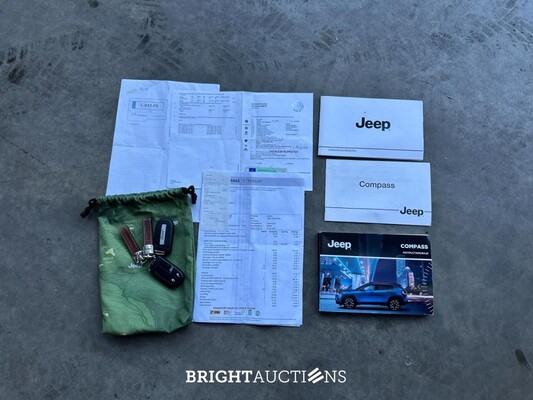 Jeep Compass 1.3T Night Eagle 150pk 2021 (Origineel-NL+1e eigenaar), L-843-FD