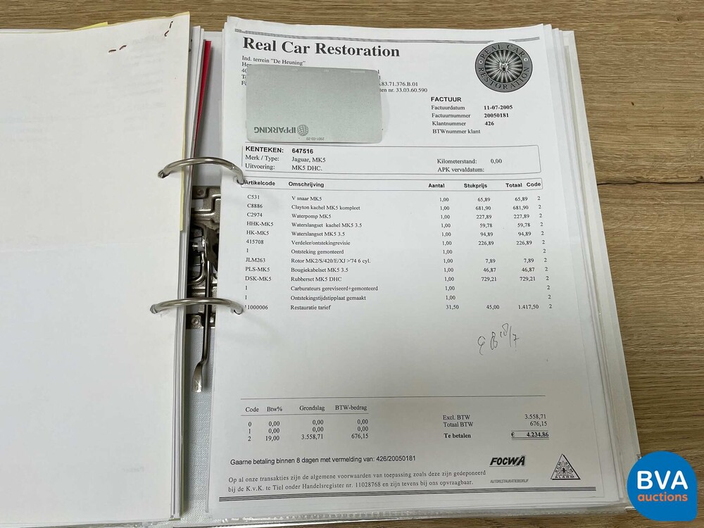 Jaguar Mark V DHC 170hp 1951, AM-72-75.