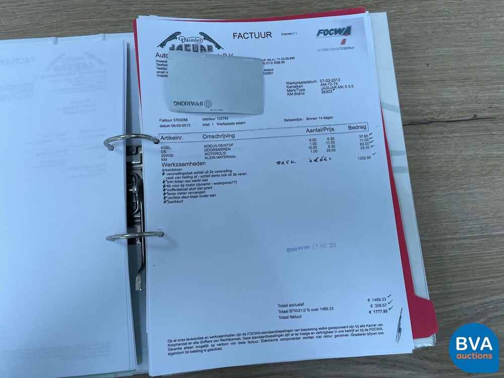 Jaguar Mark V DHC 170hp 1951, AM-72-75.