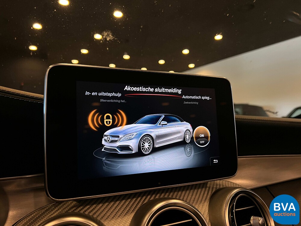 Mercedes-Benz C63s AMG Cabriolet Edition-1 DESIGNO 4.0 V8 510hp 2017.