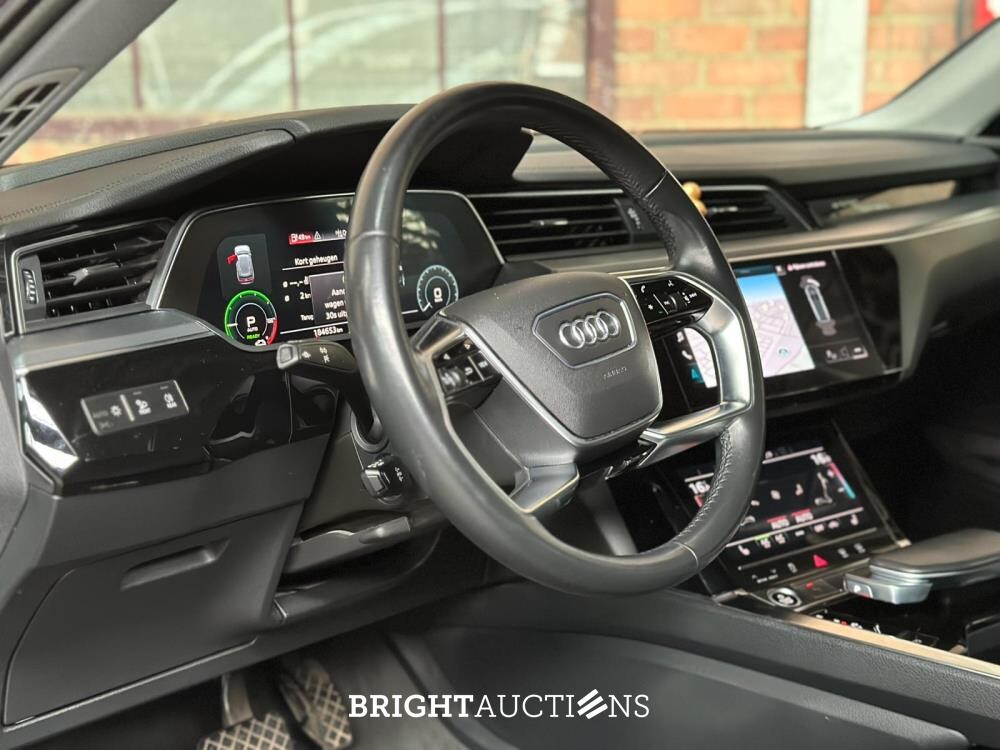 Audi E-tron 50 quattro Business edition 71 kWh 313pk 2020 (Origineel-NL+1e eigenaar), K-238-JJ