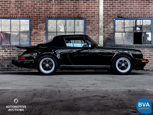 Porsche 911 Convertible 3.2 209 hp 1986.