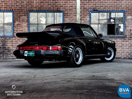 Porsche 911 Convertible 3.2 209 hp 1986.