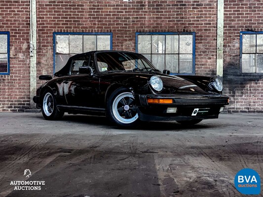 Porsche 911 Cabriolet 3.2 209pk 1986