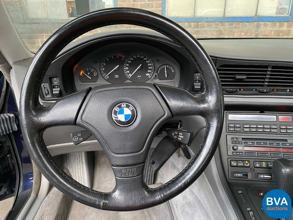 BMW 850 Ci 5.4 V12 326pk M73 1 or 1218 8-series 1st owner. DealerOh.