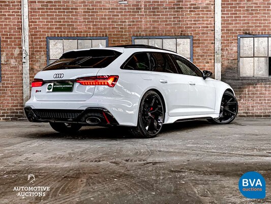 Audi RS6 Avant 4.0 TFSI Quattro 600pk 2021 Warranty -NL License Plate- A6.