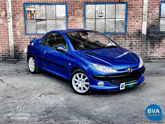 Peugeot 206cc 1.6 16V 109pk 2002, JT-580-R