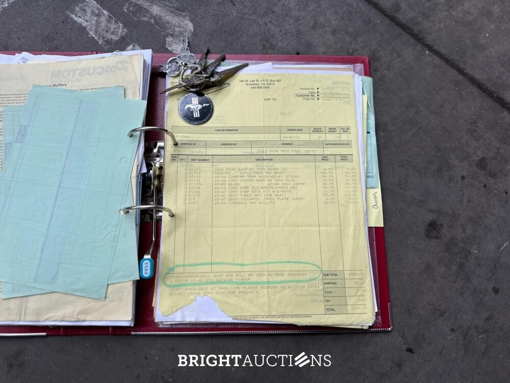 Ford Mustang Cabrio 3.3 6-Zylinder 218 PS 1965 2-türig